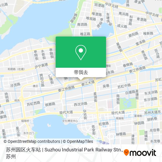 苏州园区火车站 | Suzhou Industrial Park Railway Stn.地图
