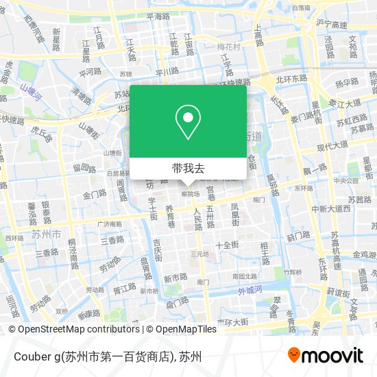 Couber g(苏州市第一百货商店)地图