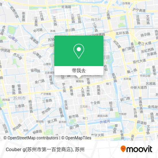 Couber g(苏州市第一百货商店)地图