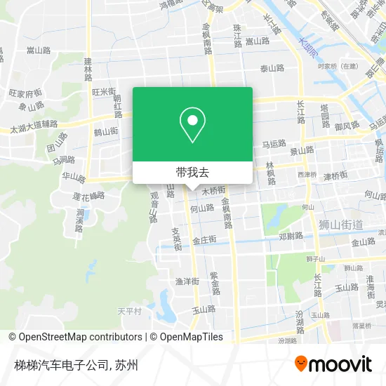梯梯汽车电子公司地图