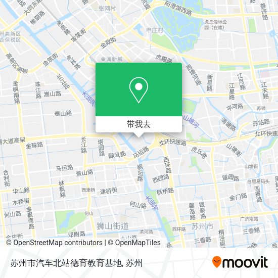 苏州市汽车北站德育教育基地地图