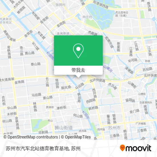 苏州市汽车北站德育教育基地地图