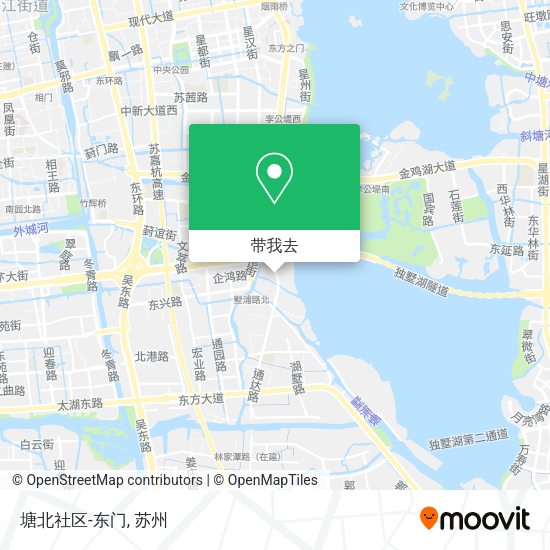 塘北社区-东门地图