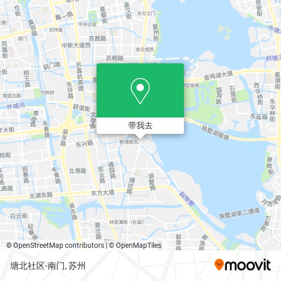 塘北社区-南门地图