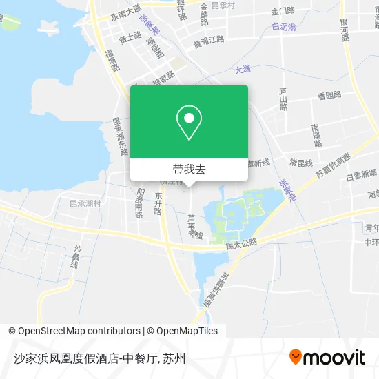 沙家浜凤凰度假酒店-中餐厅地图