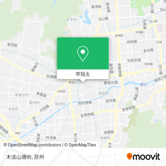 木渎山塘街地图