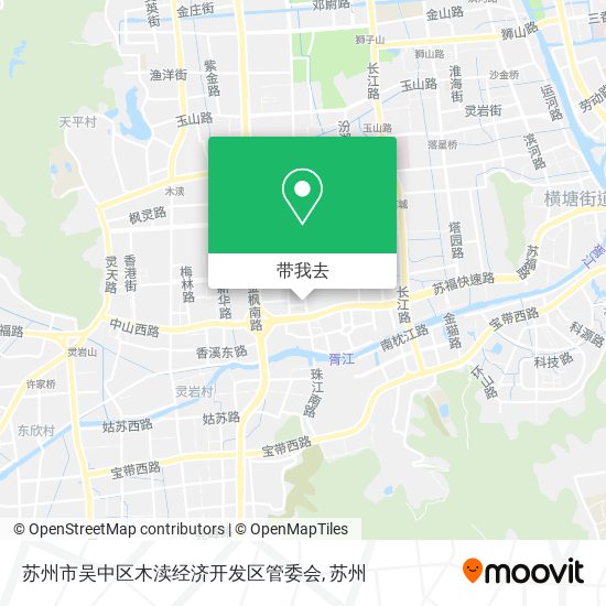 苏州市吴中区木渎经济开发区管委会地图