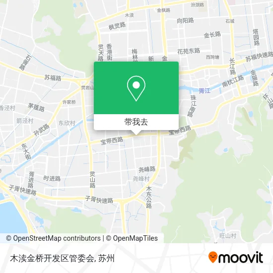木渎金桥开发区管委会地图