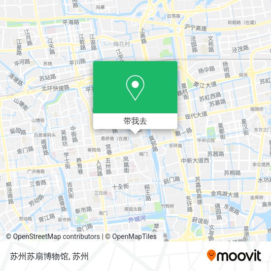 苏州苏扇博物馆地图