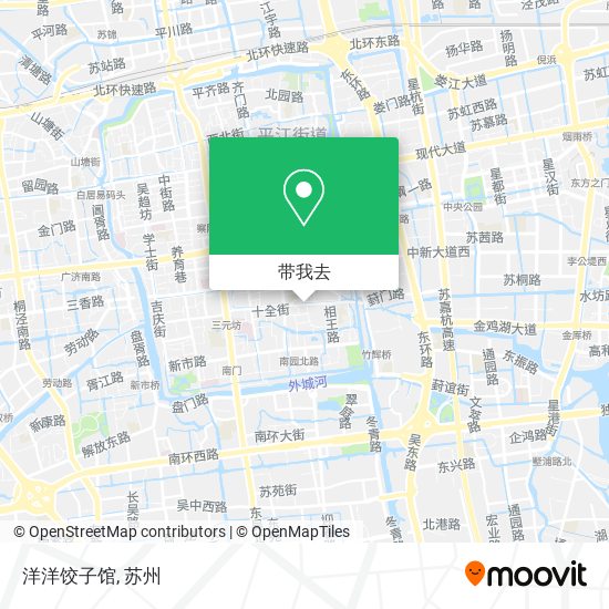 洋洋饺子馆地图