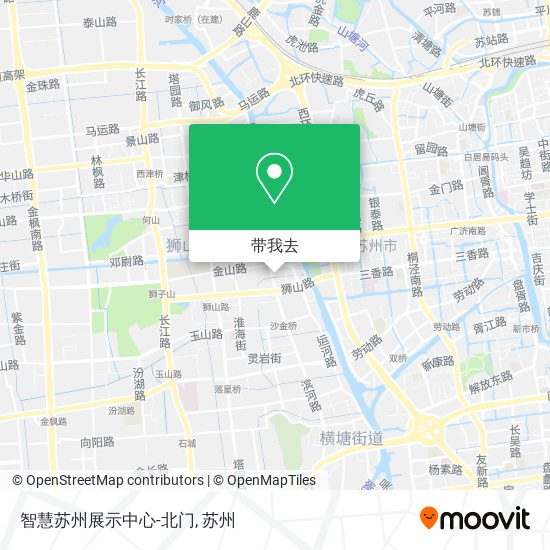 智慧苏州展示中心-北门地图