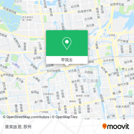 唐寅故居地图