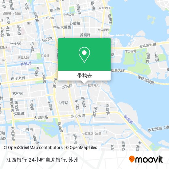 江西银行-24小时自助银行地图