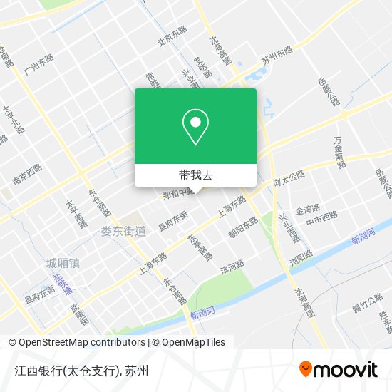 江西银行(太仓支行)地图