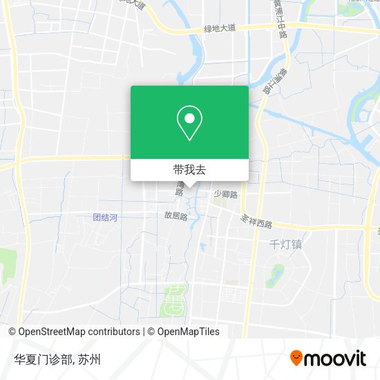 华夏门诊部地图