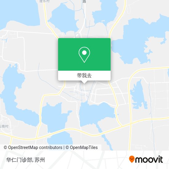 华仁门诊部地图