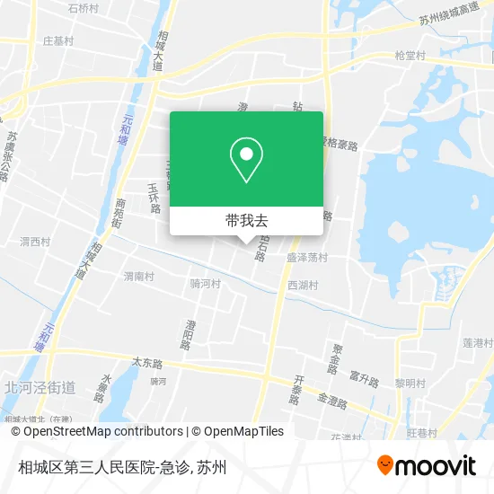 相城区第三人民医院-急诊地图