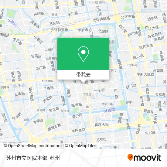 苏州市立医院本部地图