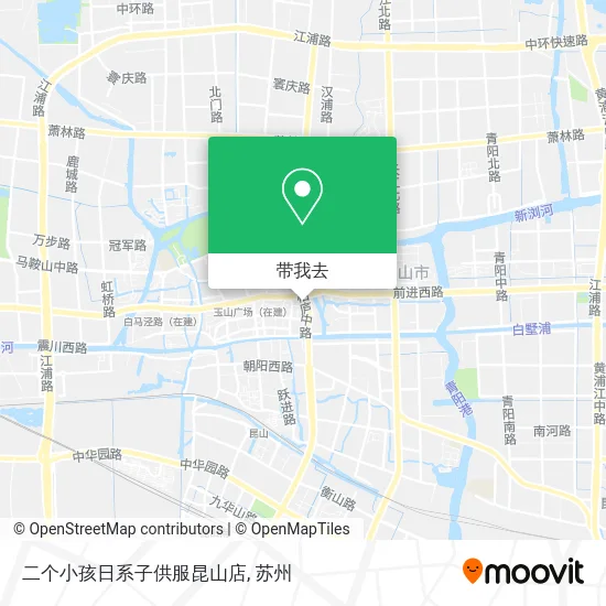 二个小孩日系子供服昆山店地图