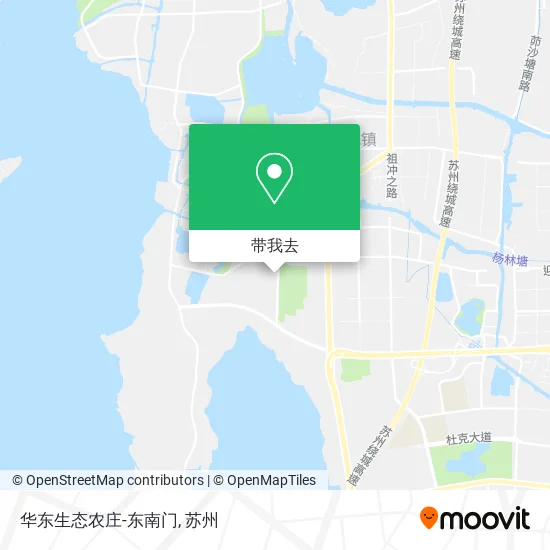 华东生态农庄-东南门地图