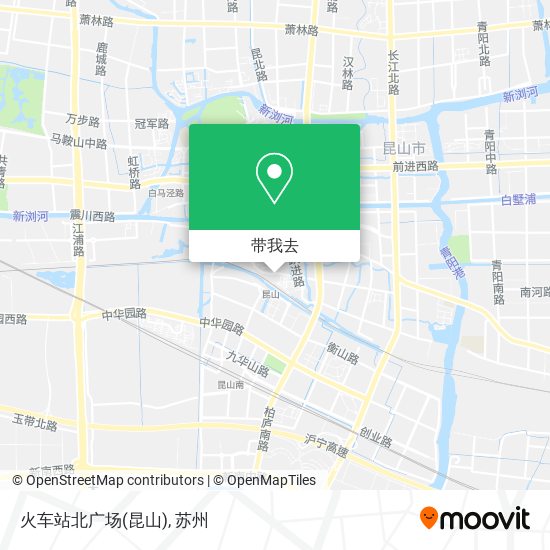 火车站北广场(昆山)地图