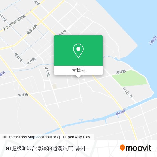 GT超级咖啡台湾鲜茶(越溪路店)地图