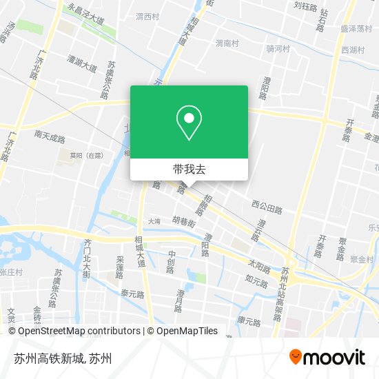 苏州高铁新城地图