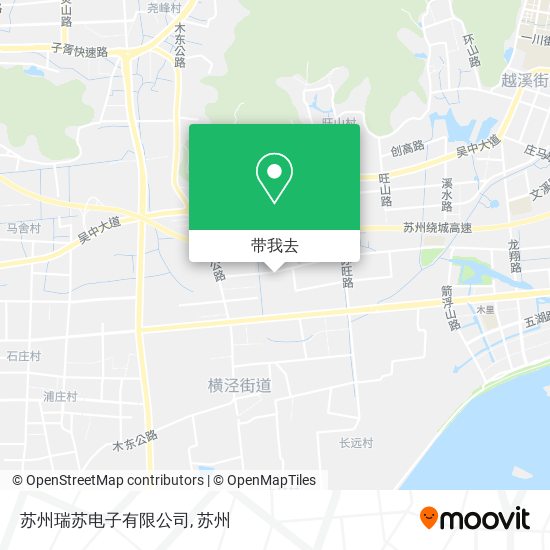苏州瑞苏电子有限公司地图