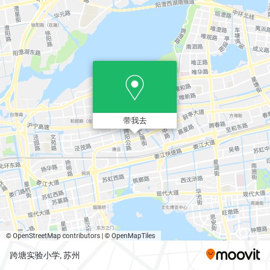 跨塘实验小学地图