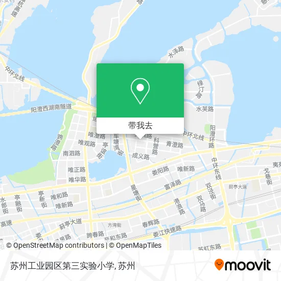 苏州工业园区第三实验小学地图