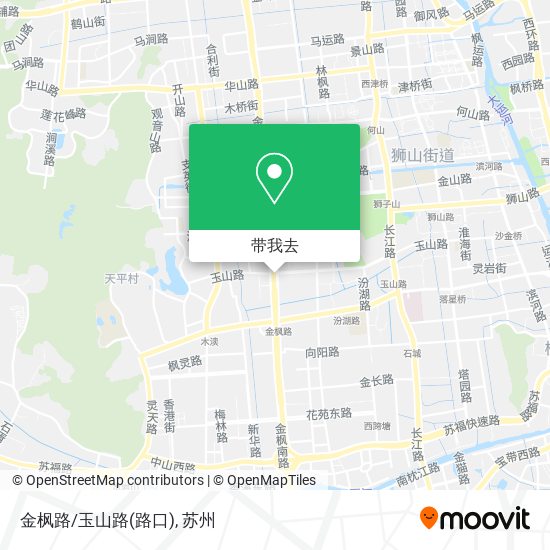 金枫路/玉山路(路口)地图