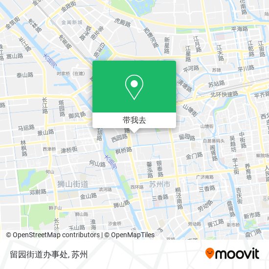 留园街道办事处地图