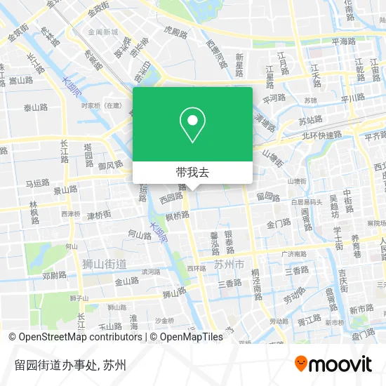 留园街道办事处地图