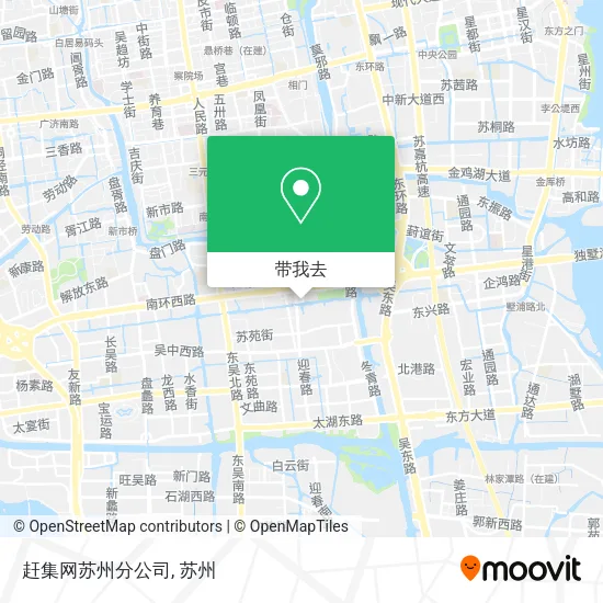 赶集网苏州分公司地图