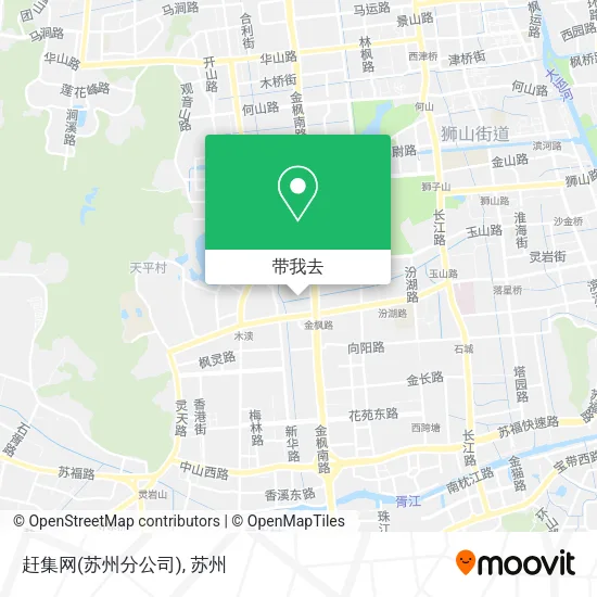 赶集网(苏州分公司)地图