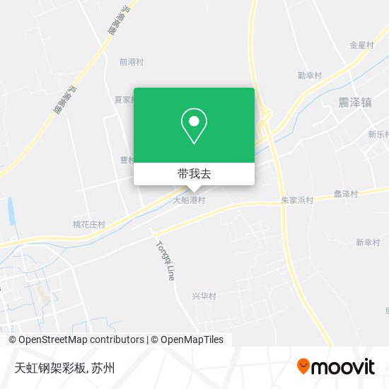 天虹钢架彩板地图