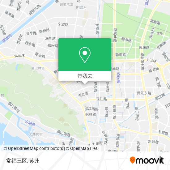 常福三区地图