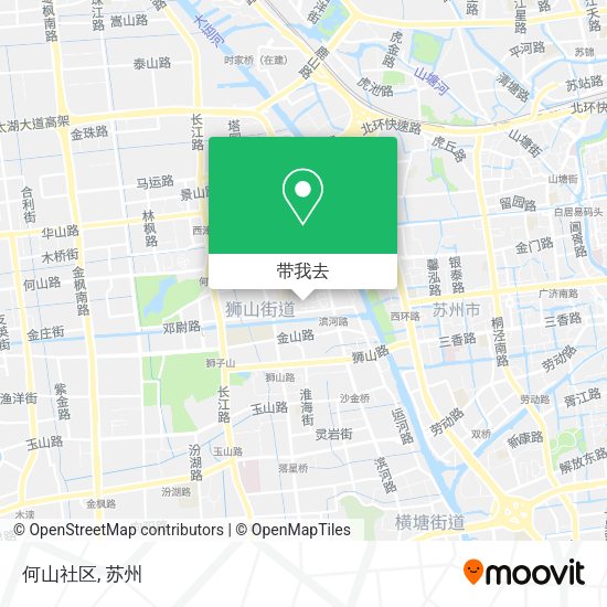 何山社区地图