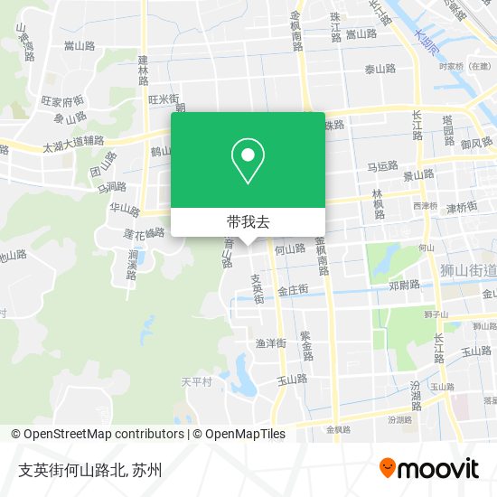 支英街何山路北地图