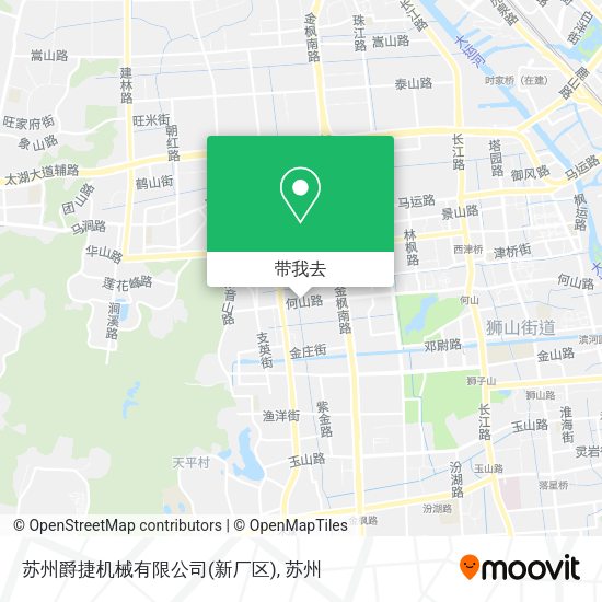 苏州爵捷机械有限公司(新厂区)地图