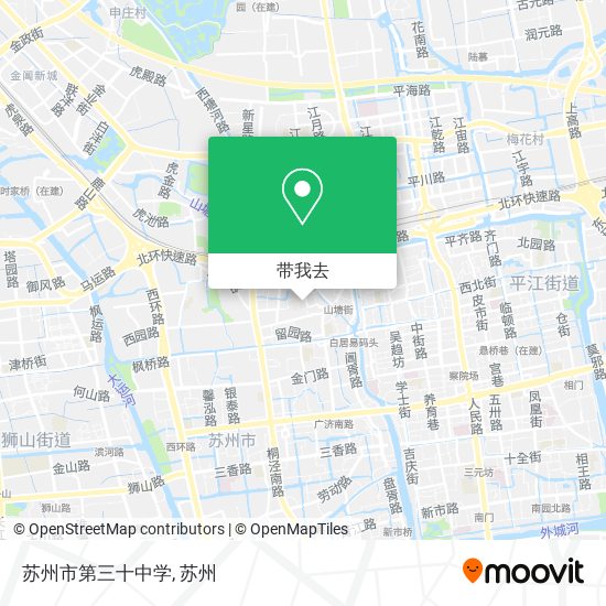 苏州市第三十中学地图