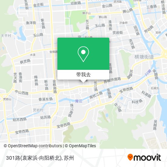 301路(袁家浜-向阳桥北)地图