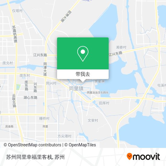苏州同里幸福里客栈地图