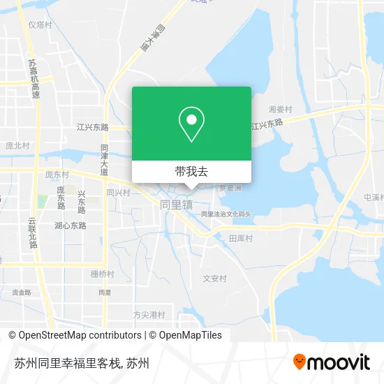 苏州同里幸福里客栈地图