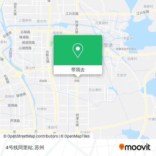 4号线同里站地图