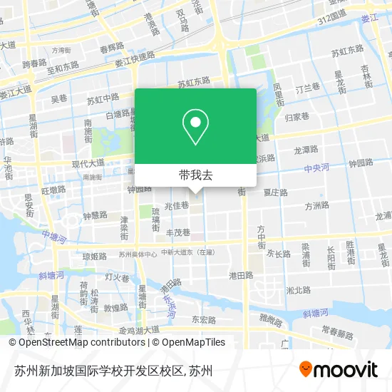 苏州新加坡国际学校开发区校区地图