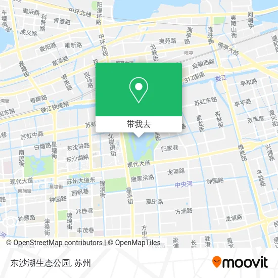 东沙湖生态公园地图