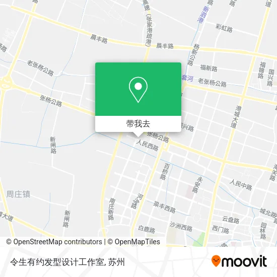 令生有约发型设计工作室地图