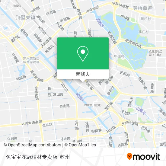 兔宝宝花冠植材专卖店地图