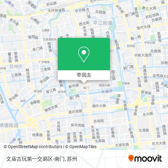 文庙古玩第一交易区-南门地图